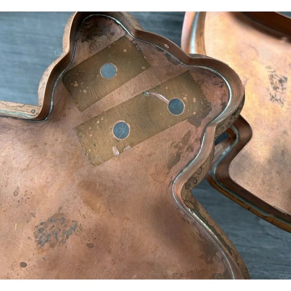 Vtg Cape Cod Copper Works XL Cookie Cutter Set Teddy Bear Apple Duck Michael